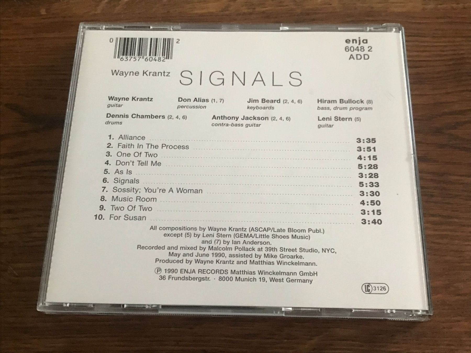 CDs: WAYNE KRANTZ - Signals – Gebraucht aus Buchs AG von Archie 1