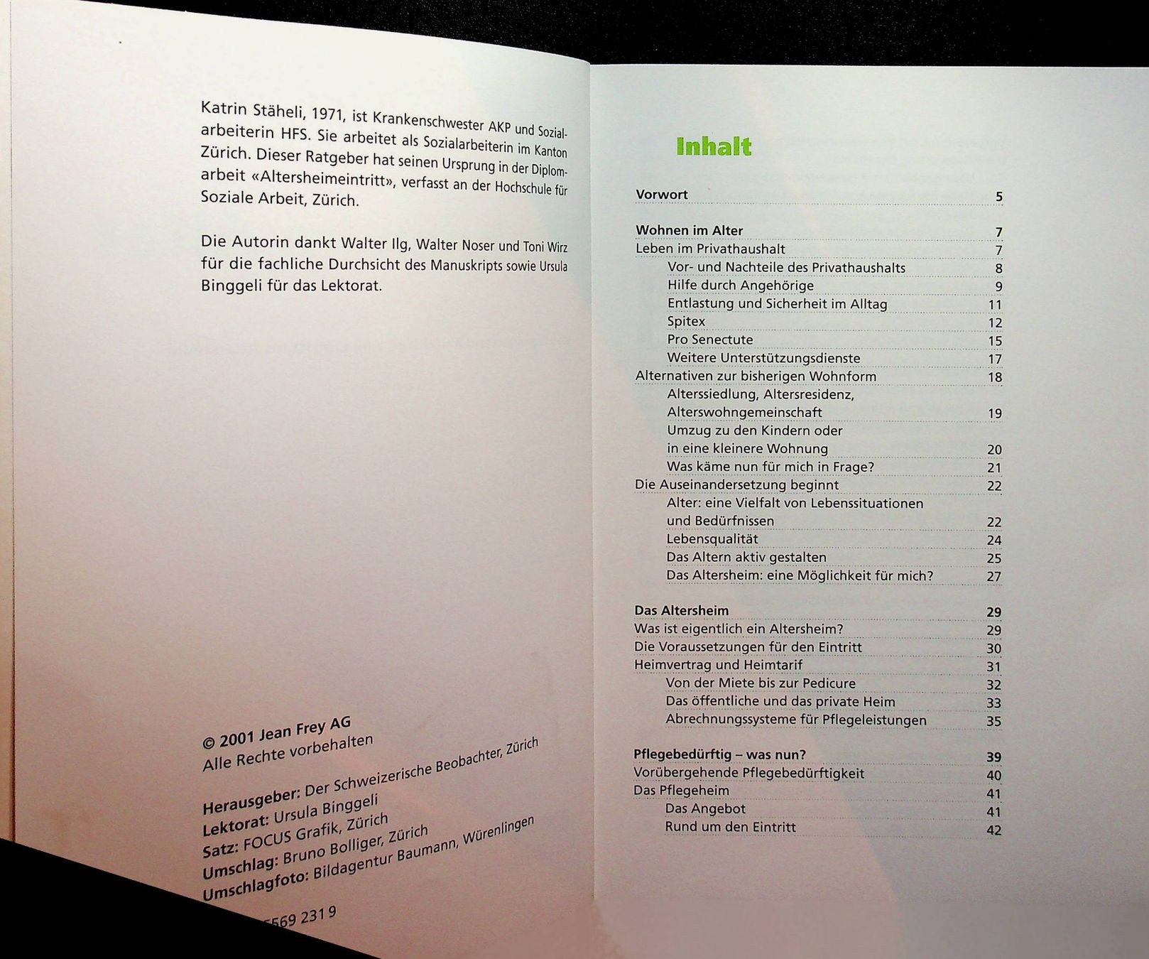 Libri: Katrin Stäheli Wohnen im Alter – Usato da Reitnau venduto da Zaomir 3