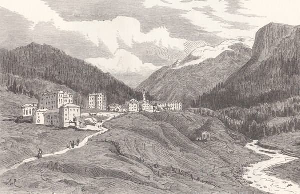 Incisioni: PONTRESINA, HOLZSTICH 1880 – Antico da Grüningen venduto da Kartensammler 2
