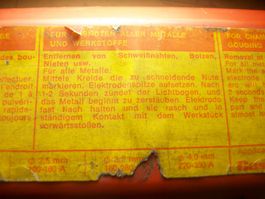 Castolin Chamfertrode Paket 5kg zum Ausnuten aller Metalle