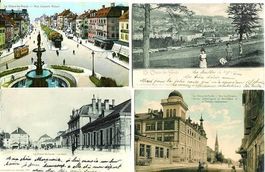 La Chaux de Fonds NE 4 AK ab 1902 Tram, Gare ab 19012
