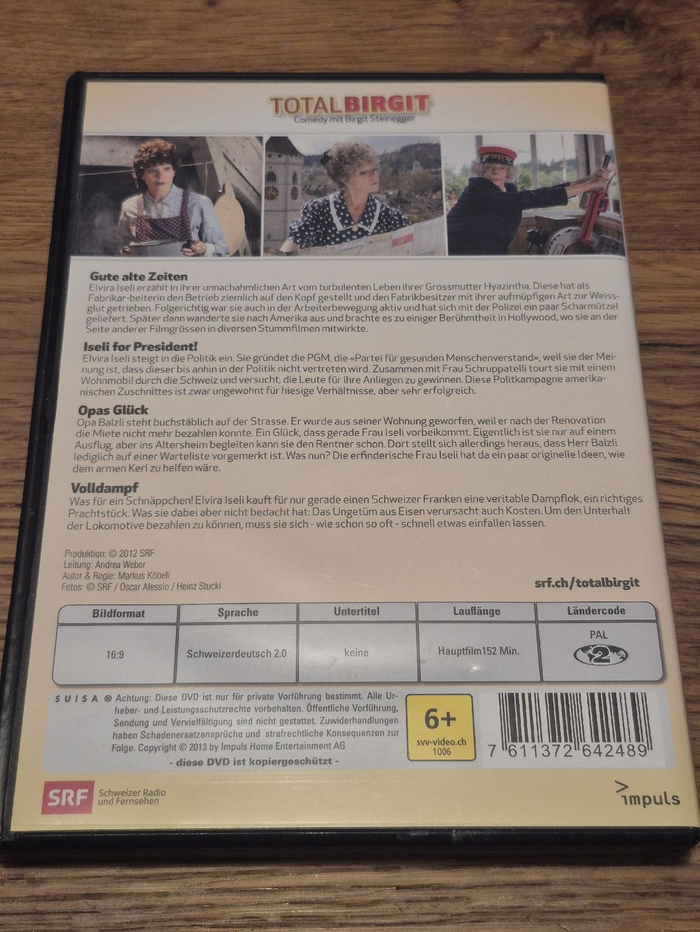 Tutti i DVDs: Total Birgit 6 - Comedy mit Birgit Steinegger (DVD)  – Usato da Oberembrach venduto da giu_7ksd 1