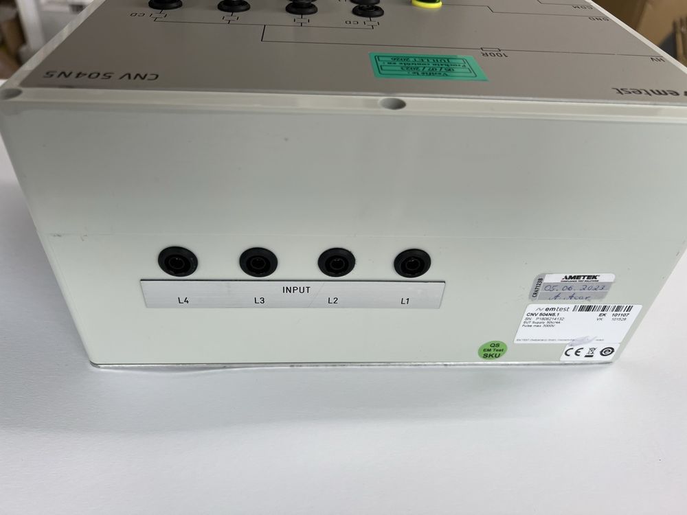 EM TEST CNV 504N5.1 COUPLING/DECOUPLING NETWORKS (Gebraucht) in Basel ...