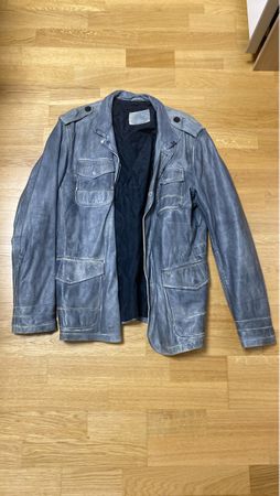 Stylische Strellson Lederjacke Grösse M