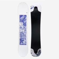 Nitro Snowboard weiss blau Design sehr guter Zustand