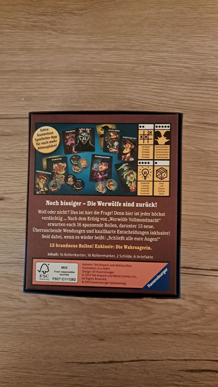 Ravensburger Spiele: Werwölfe im Morgengrauen – Neu und originalverpackt aus Schaffhausen von xJuliax 1