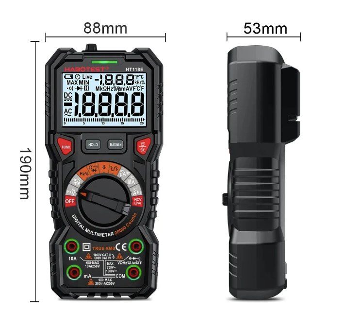 Messen: PRO Digital Multimeter mit 20000 Zählungen – Neu und originalverpackt aus Châtelaine von topshop.switzerland 3