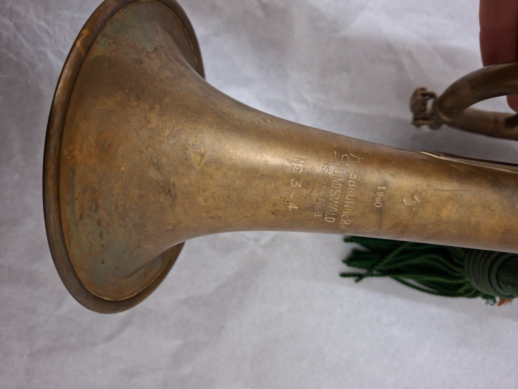 Musikinstrumente: Cornet mit Schnur und Quaste – Gebraucht aus Olten von Mezopotamya 7