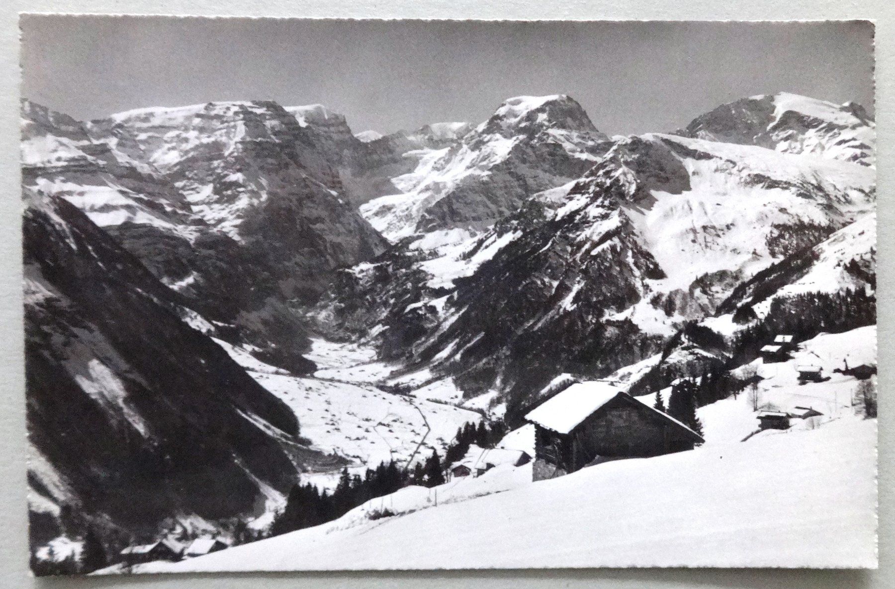 Cartoline postali: Braunwald, Blick auf Tödikette – Usato da Fétigny venduto da Billy2miny