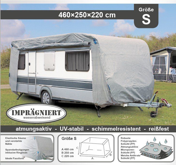 Dethleffs Camping Fahrzeuge: Garden Pleasure Wohnwagen-Abdeckplane S – Neu und originalverpackt aus Bottighofen von zaap 1
