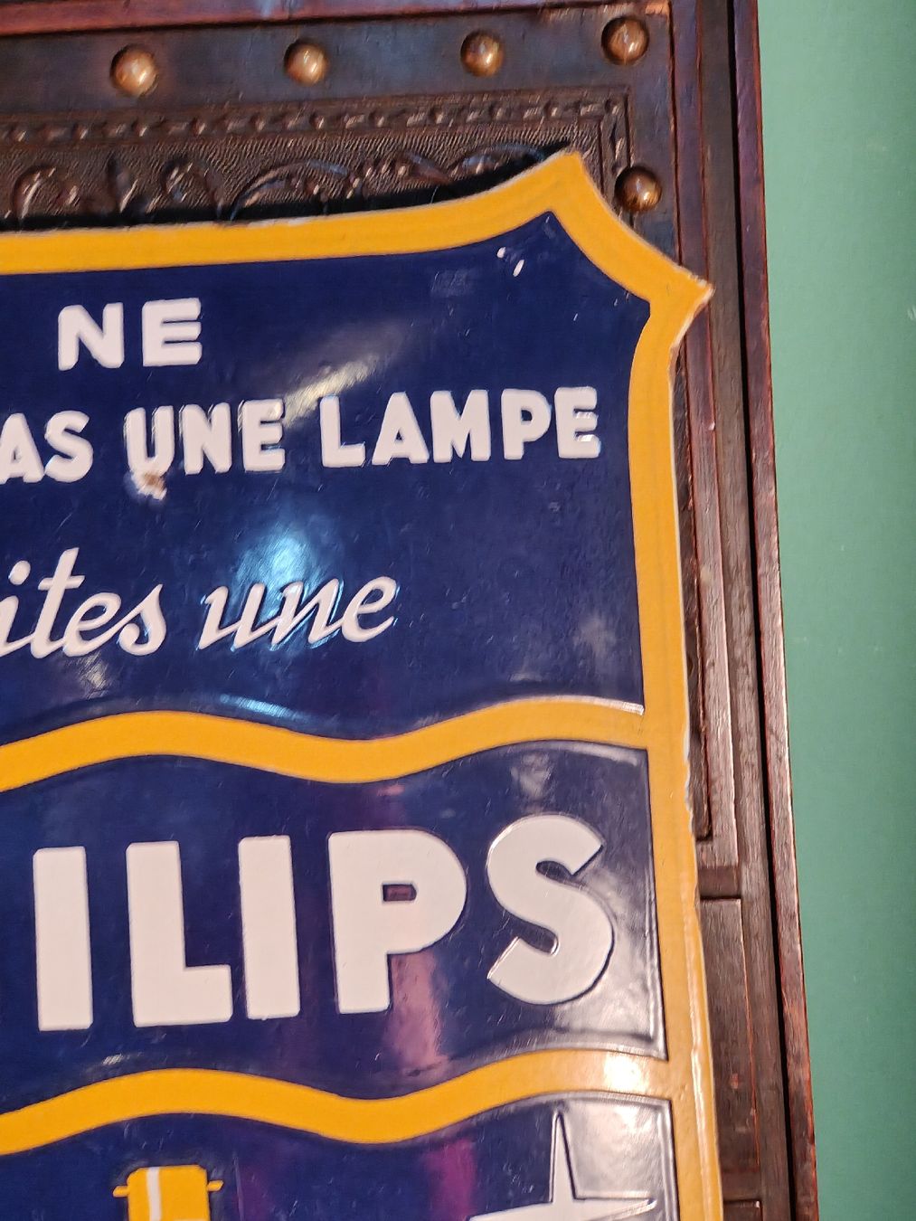 Philips Schilder: Emailschild Philips ca.1920 – Gebraucht aus Schaffhausen von b-chriss 5