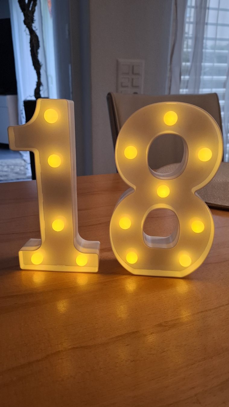 Tutte le decorazioni: Leuchtbuchstaben Deko 18 – Usato da Balzers venduto da mackfose 2