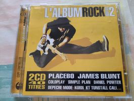 Cd L'album Rock volume 2 /  40 titres 