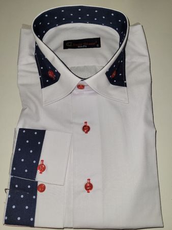 Elegantes Carlo Ghezzi Hemd, Slim Fit, Grösse S, neuwertig!