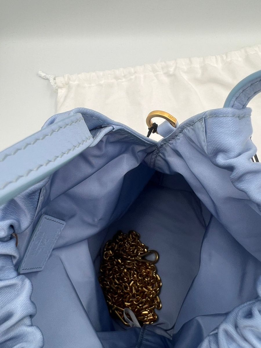 Mcm Borse da donna: MCM Beuteltasche, hellblau, neuwertig, Goldkette,Top! – Nuovo e nell'imballaggio originale da Wiedlisbach venduto da Sistershop 2