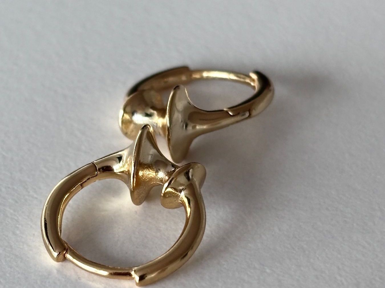 Orecchini pendenti & Orecchini a lobo: Hoops Earrings. Gold plated .925 silver – Nuovo (secondo la descrizione) da Dübendorf venduto da S1973E 3