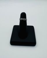 Silbern farbiger Ring / Grösse: 46
