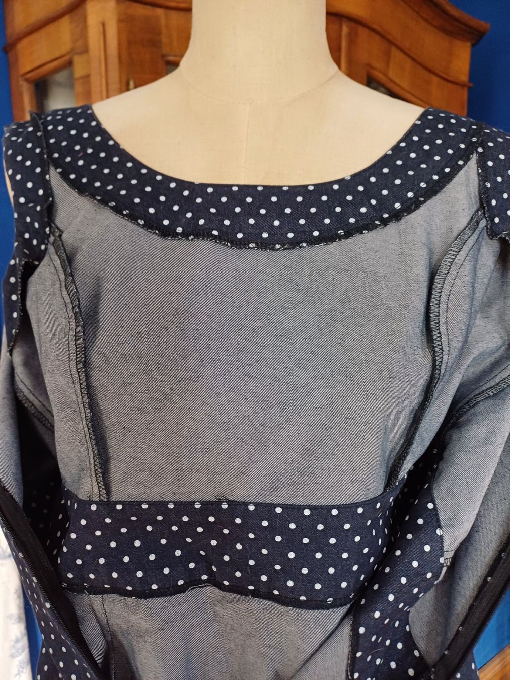 Vestiti: Sommerkleid Jeans Gr.36/ 38 – Usato da Romanshorn venduto da Hanibal424 6