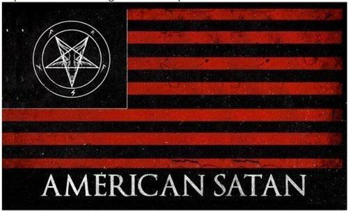 Altro in Decorazioni & Accessori: Flagge – American Satan – Nuovo e nell'imballaggio originale da Buchs SG venduto da Skullep 1