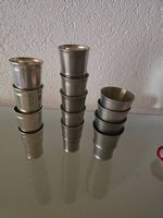 Zinnbecher Set 13 Stk. antik guter Zustand