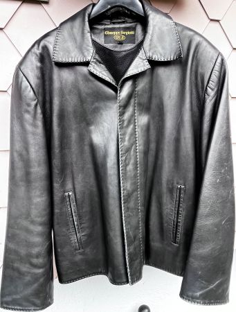 Giuseppe Sergiotti Lederjacke, Top Zustand, Gr. L