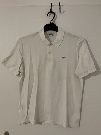 Lacoste Poloshirt Weiss, Grösse 5 fit M, Oryginal