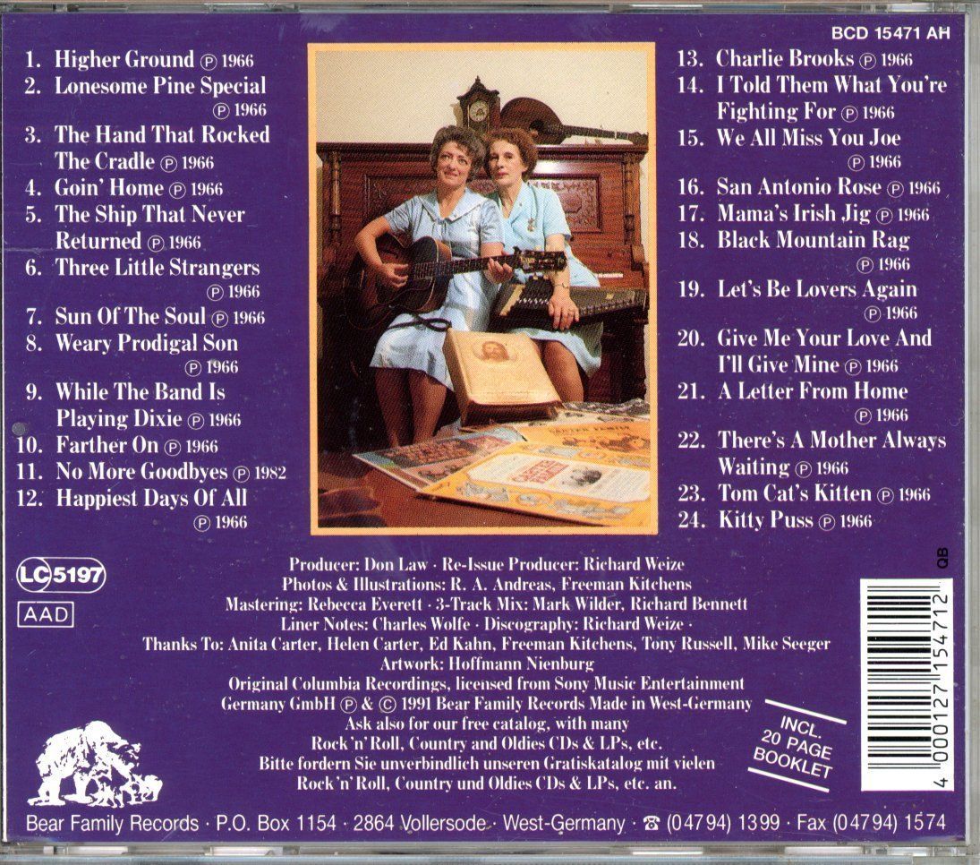 CD: CD - SARA & MAYBELLE CARTER – Nuovo (secondo la descrizione) da Morges venduto da evnocha3 1