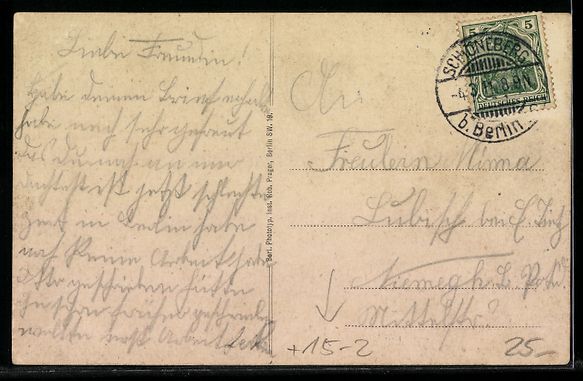 Cartes postales: Schöneberg, Zeppelin Luftschiff über d – D'occasion à Berlin par bartko-reher 1