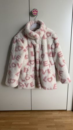 Teddy Jacke Mädchen gr.128💖💖