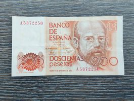 Spanien 200 Pesetas 1980 !!!!!