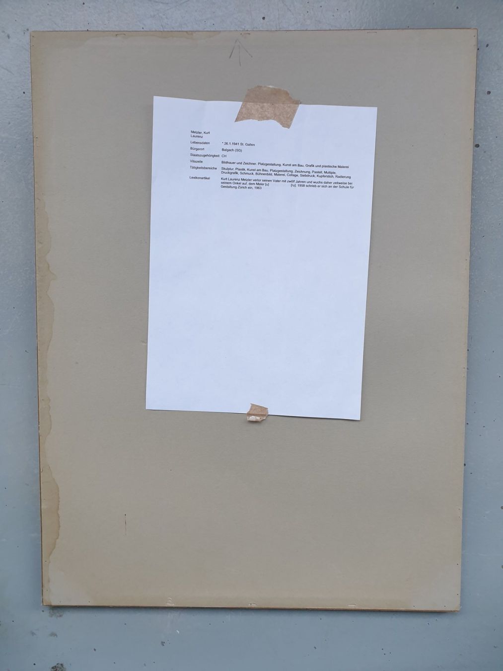 Grafica & Litografie: Lithographie / Kurt Metzler – Usato da Zürich venduto da B-Rock 5