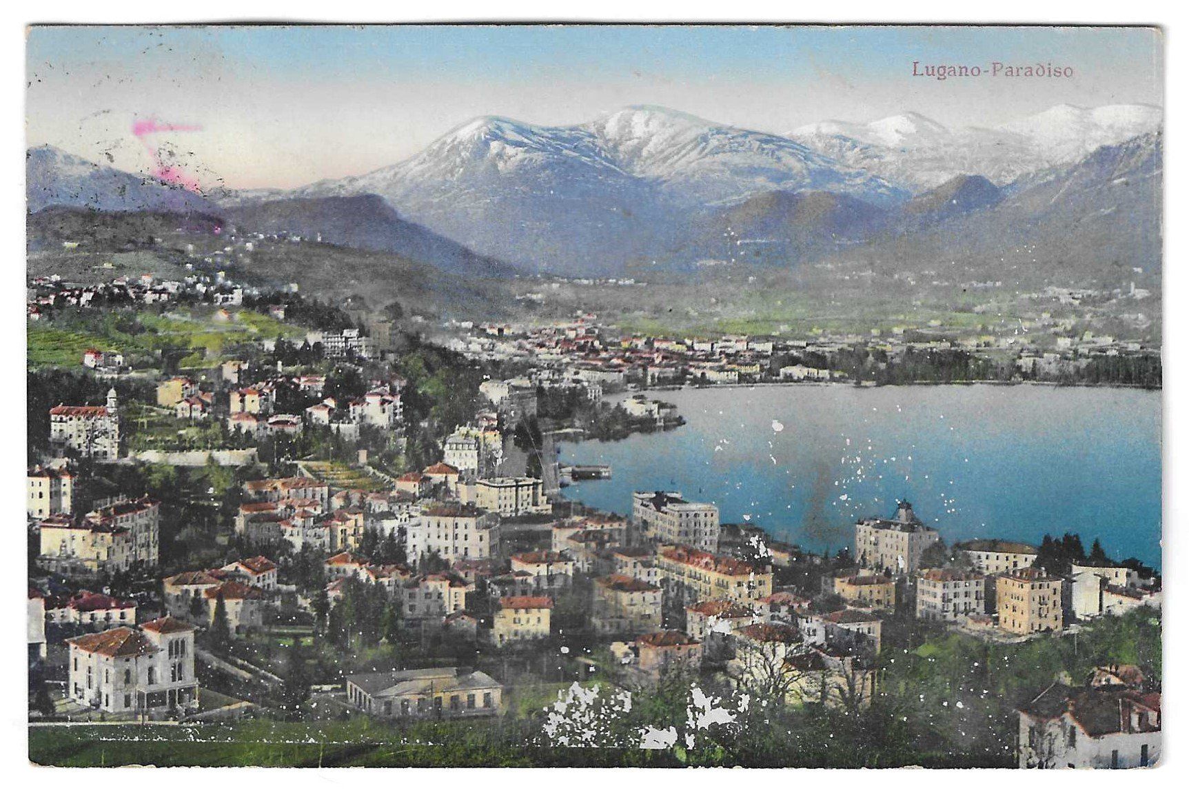 Cartoline postali: Lugano - Paradiso – Usato da Kloten venduto da kanschweiz