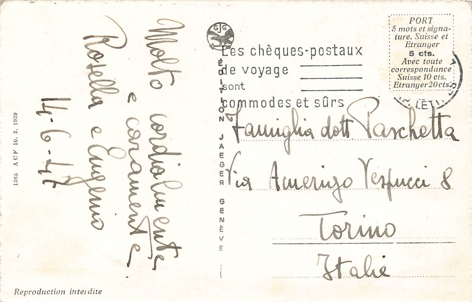 Cartoline postali: Genf (GE) Pont du Mont-Blanc Oldtimer – Usato da Biasca venduto da Blenio71 1