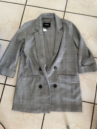 Blazer karo Gr. S neu Pull&Bear