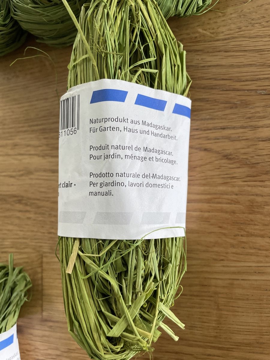 Bastelsets: Edel-Raffiabast 5 Stk. – Neu (gemäss Beschreibung) aus Erlen von SaFehr 2