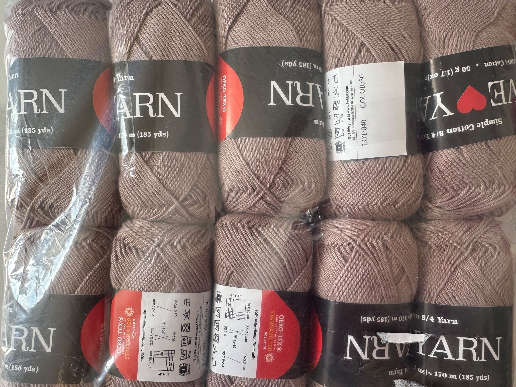 Lana: Baumwollgarn – Nuovo e nell'imballaggio originale da Brugg venduto da bri_7h8s