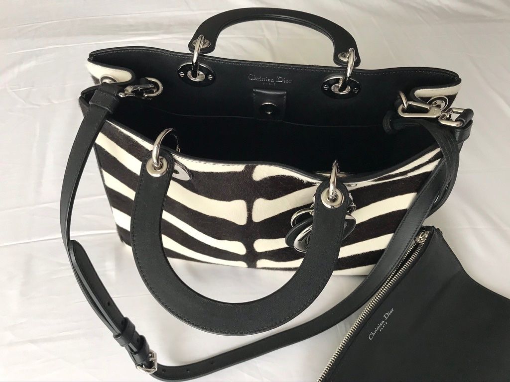 Dior Borse da donna: CHRISTIAN DIOR  "LADY DIOR"   Zebraroptik – Usato da Kreuzlingen venduto da MONACH2 4