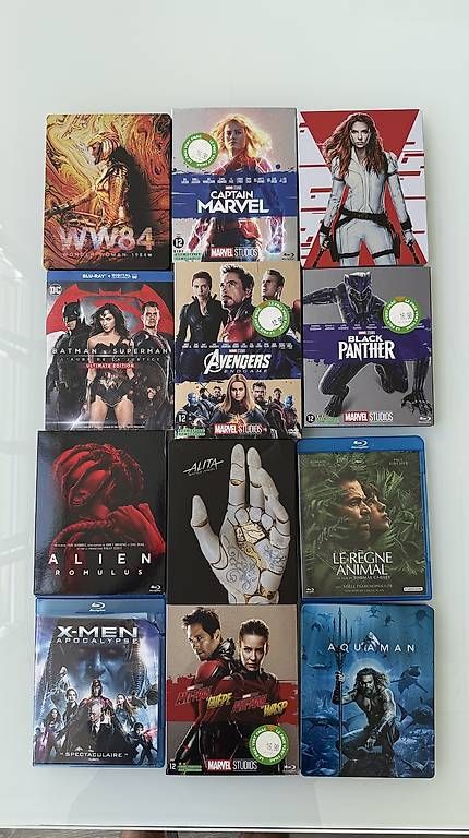 Tous les DVDs: 12 blu-ray  – D'occasion à Epalinges par labozor