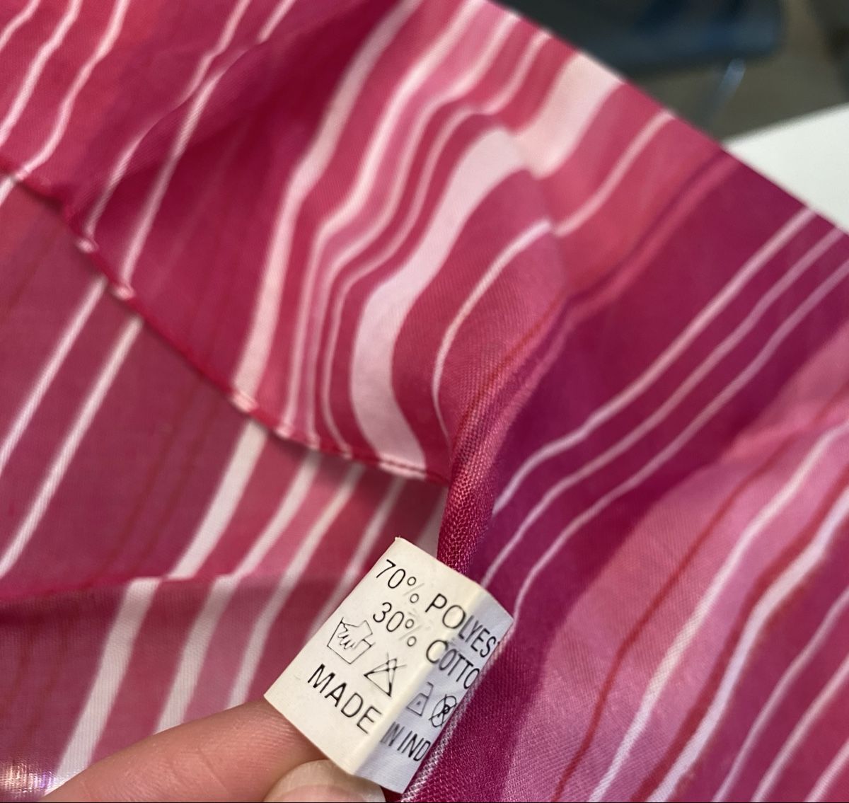 Foulards, Tücher & Schals: süsses Foulard pink gestreift – Gebraucht aus Hausen AG von corinne_g 2