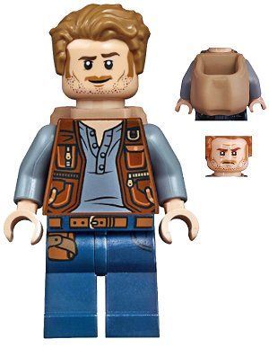 Lego Spielzeuge: Lego Jurassic World JW044: Owen Grady - Backpack – Gebraucht aus Lausanne von BeyondStories