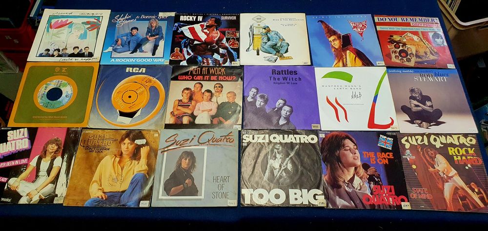 110 ROCK-Singles Sammlung, Queen, Dire Straits, Uriah Heep.. | Kaufen ...