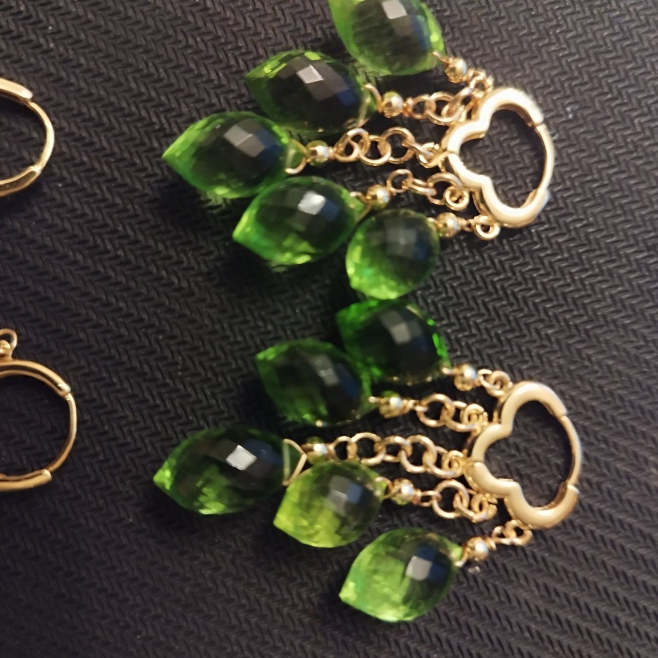 Ohrringe & -stecker: 2 st. -Peru Blue Opal+ Green Precious Gemstone Earrings – Neu (gemäss Beschreibung) aus Basel von pro_79rs 4