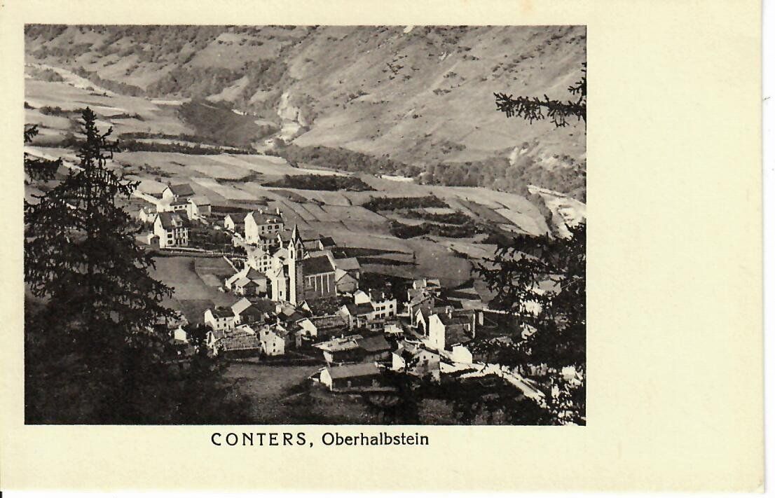Cartoline postali: Conters, Oberhalbstein – Usato da Hochdorf venduto da Ziegel-16