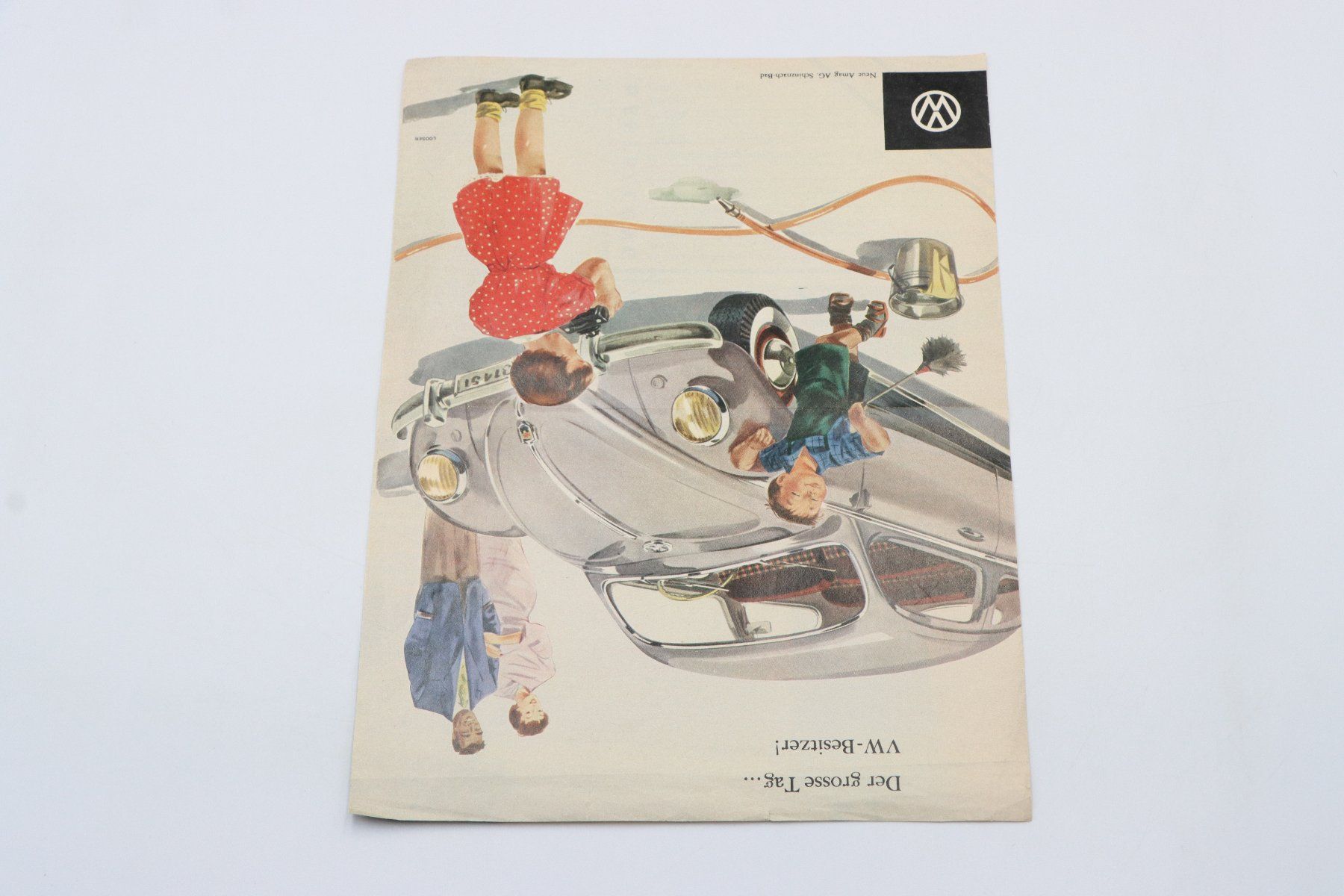 VW Documenti: VW Käfer Zeitungsausschnitt aus circa 1959 – Usato da Bühl b.Aarberg venduto da Collectorpassions 3