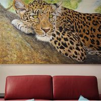 Leopard auf Baum