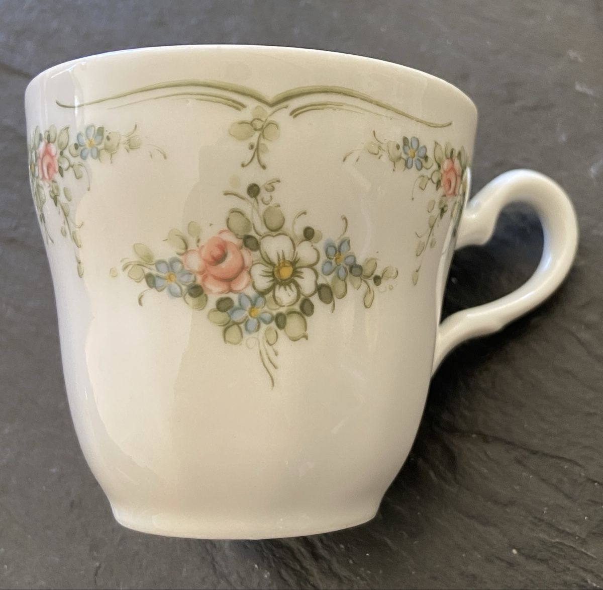 Winterling Tazze: Winterling Espressotassenservice mit zarten Blumen – Usato da Wald ZH venduto da baby034 3