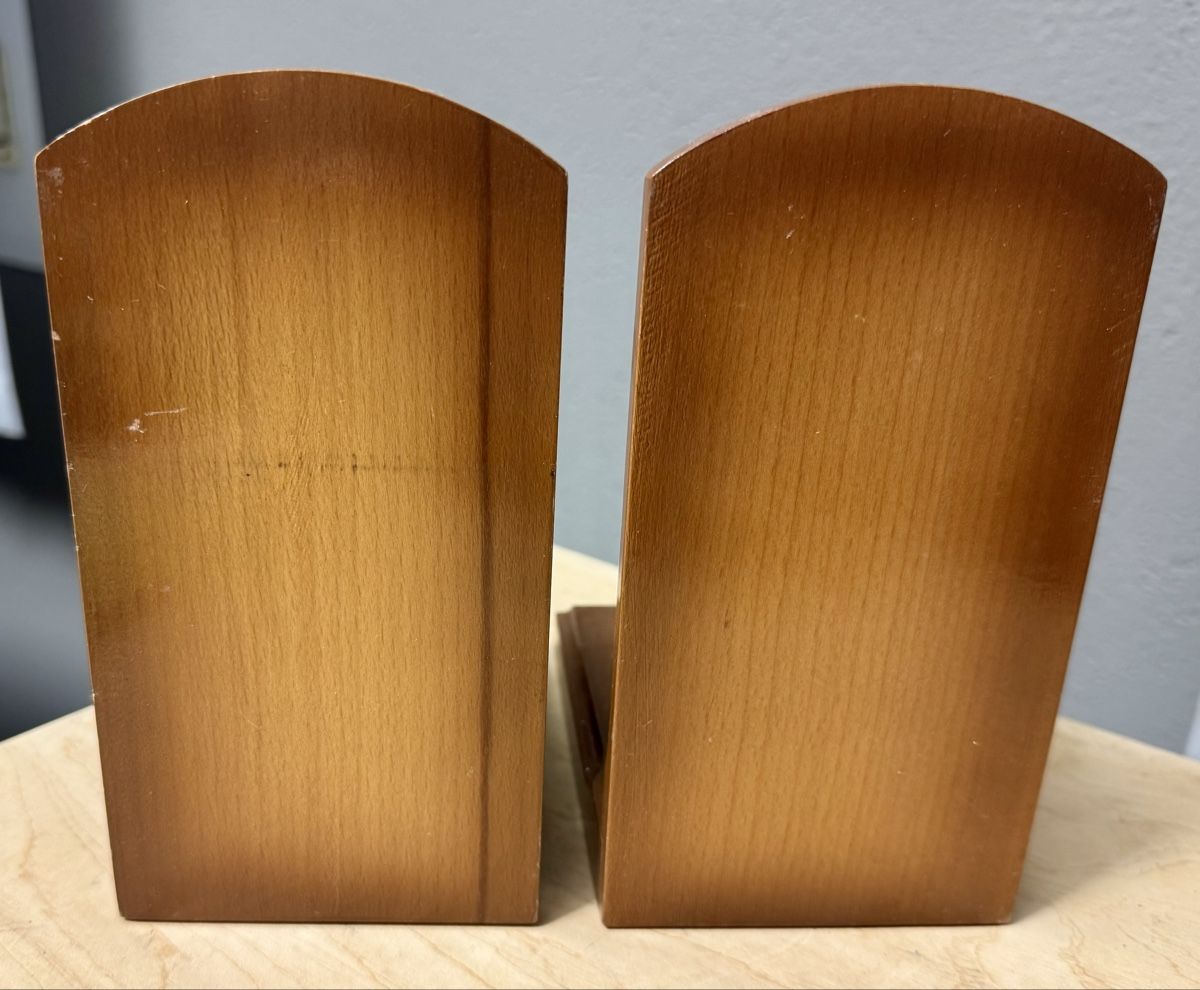 Sonstige Dekorationen & Accessoires: Altes Paar Buchstützen Holz Eulen Eule vintage – Gebraucht aus Rothrist von Luckywinner 2