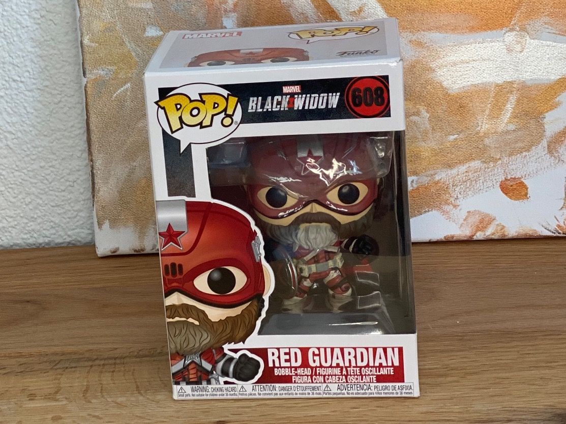 Funko Statuette: Funko Pop - Red Guardian #608 - Black Widow - Marvel – Nuovo e nell'imballaggio originale da Oensingen venduto da CSCollectors