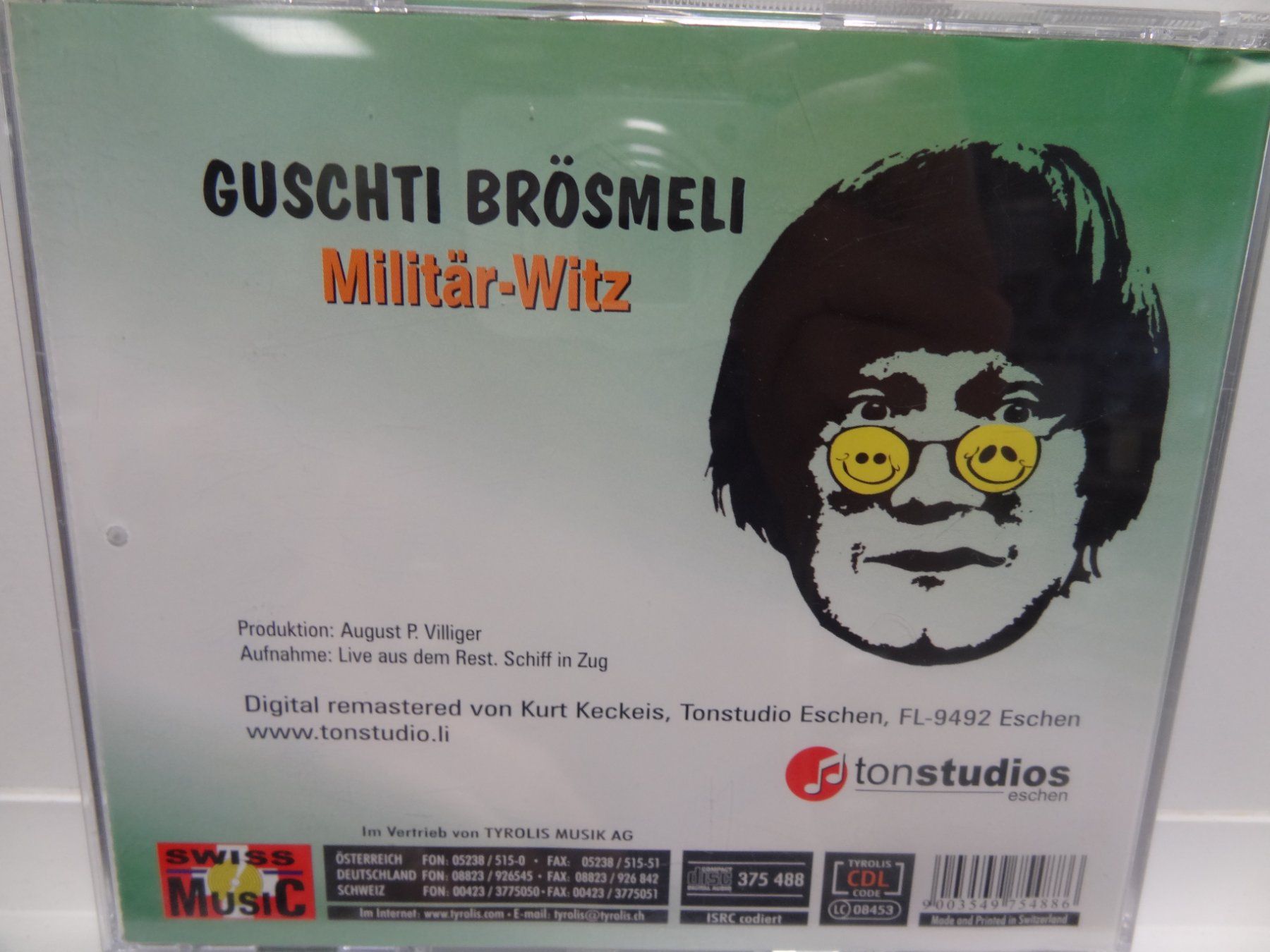 CD: Guschti Brösmeli, Militär-Witz – Usato da luzern venduto da musicandart 1