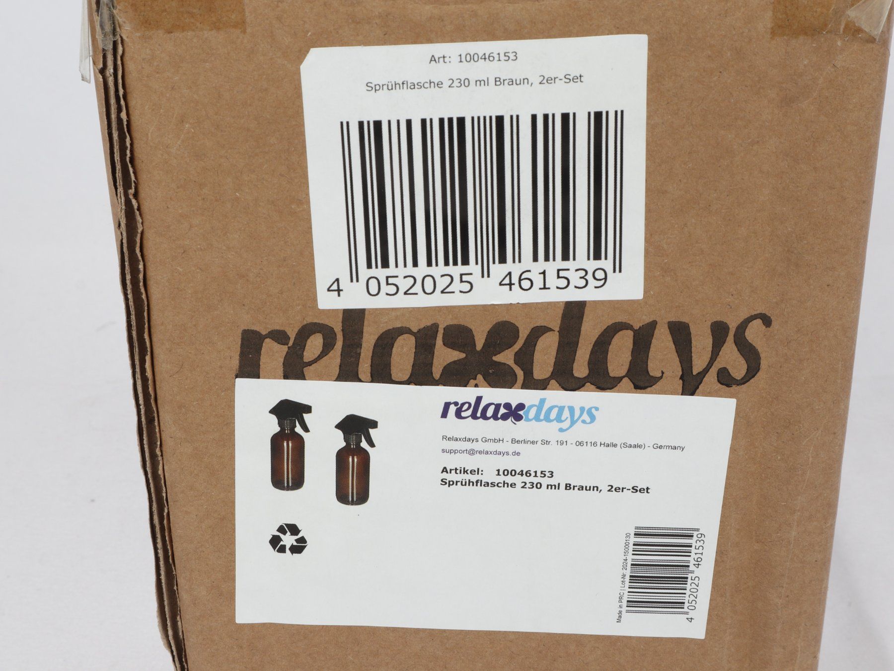 Altro per la casa: RELAXDAYS Sprühflasche 230ml braun, 2er-Set – Nuovo (secondo la descrizione) da Steinen venduto da Restwert_Steinen 9